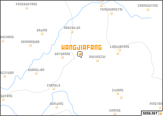 map of Wangjiafang