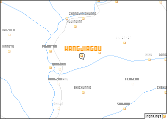 map of Wangjiagou