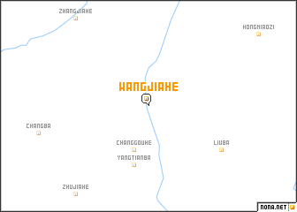 map of Wangjiahe