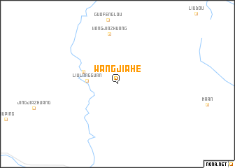 map of Wangjiahe