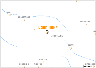 map of Wangjiahe