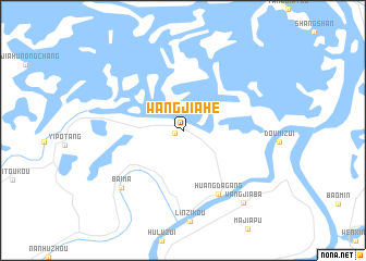 map of Wangjiahe