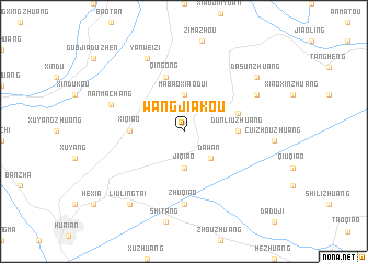 map of Wangjiakou