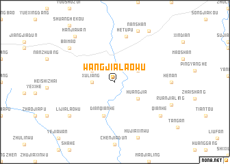 map of Wangjialaowu