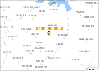 map of Wangjialaowu