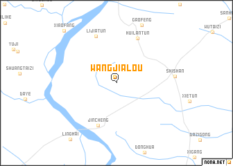 map of Wangjialou