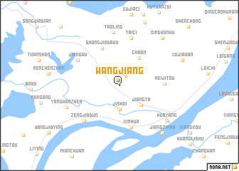 map of Wangjiang