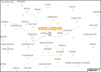 map of Wangjiaqian
