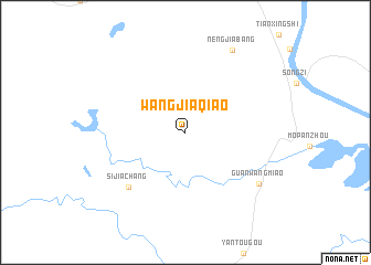 map of Wangjiaqiao