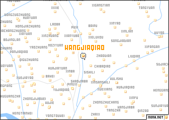 map of Wangjiaqiao