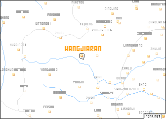 map of Wangjiaran