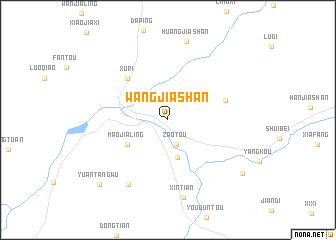 map of Wangjiashan