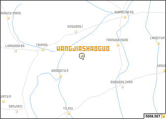 map of Wangjiashaoguo