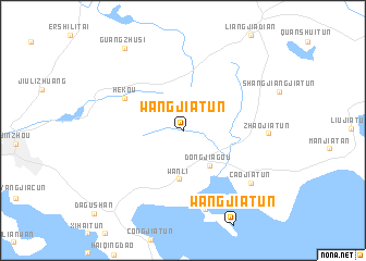 map of Wangjiatun