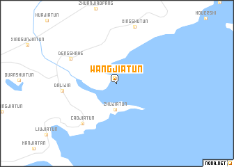 map of Wangjiatun