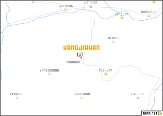 map of Wangjiawan