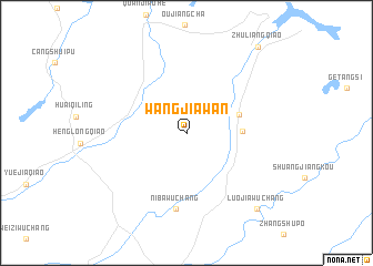 map of Wangjiawan