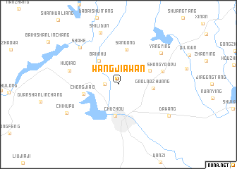 map of Wangjiawan