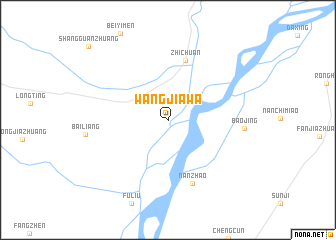 map of Wangjiawa