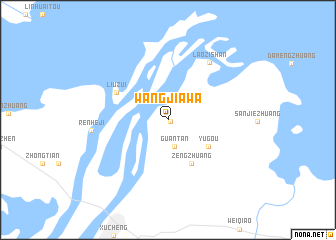 map of Wangjiawa