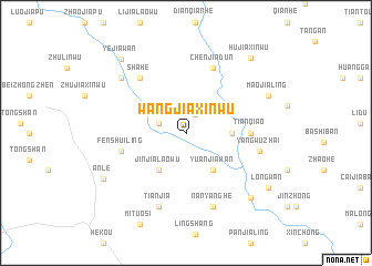 map of Wangjiaxinwu