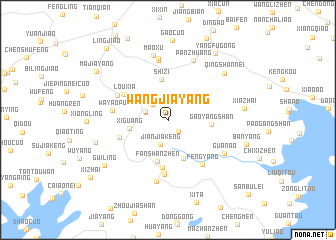 map of Wangjiayang