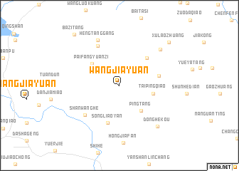 map of Wangjiayuan