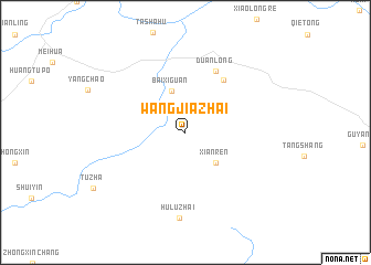 map of Wangjiazhai