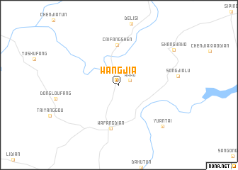 map of Wangjia