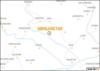 map of Wangjingtun