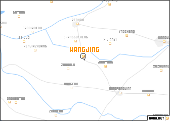 map of Wangjing