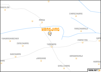 map of Wangjing