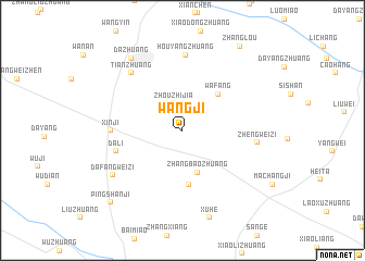 map of Wangji