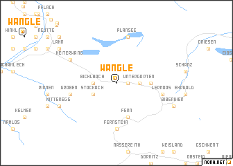 map of Wängle
