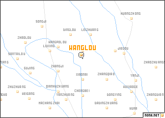 map of Wanglou