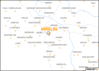 map of Wanglou