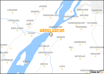 map of Wangluocun