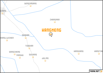 map of Wangmeng