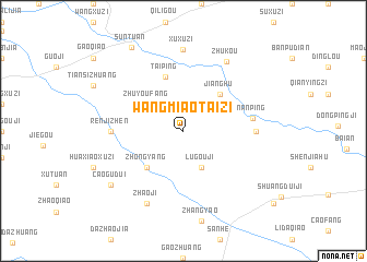 map of Wangmiaotaizi