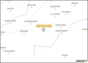 map of Wangmiao