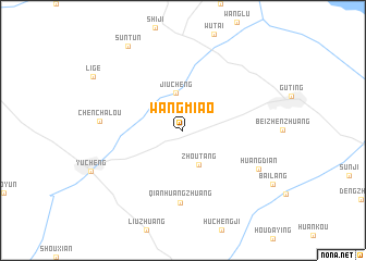 map of Wangmiao