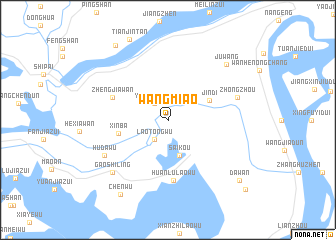 map of Wangmiao