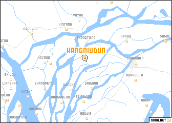 map of Wangniudun