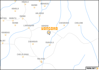 map of Wangoma