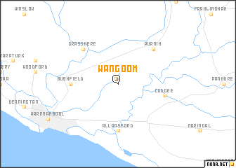 map of Wangoom