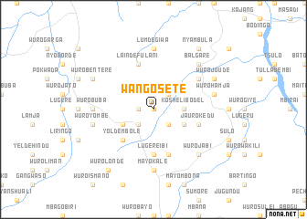 map of Wango Sete