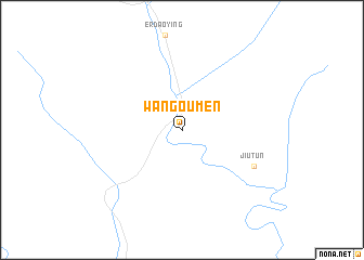 map of Wangoumen