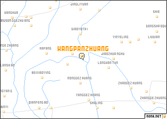 map of Wangpanzhuang