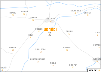 map of Wangpi