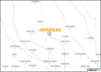 map of Wangpolou